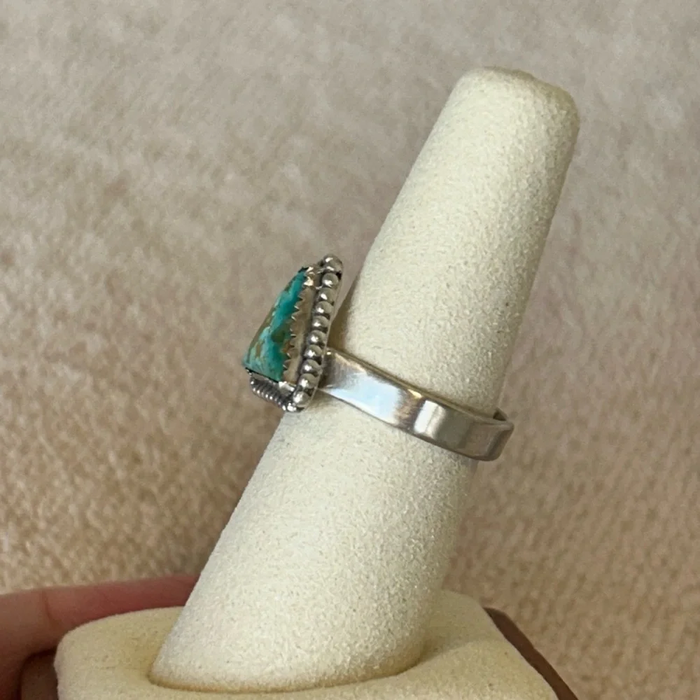 925 Royston Ribbon Turquoise Sterling Silver Ring